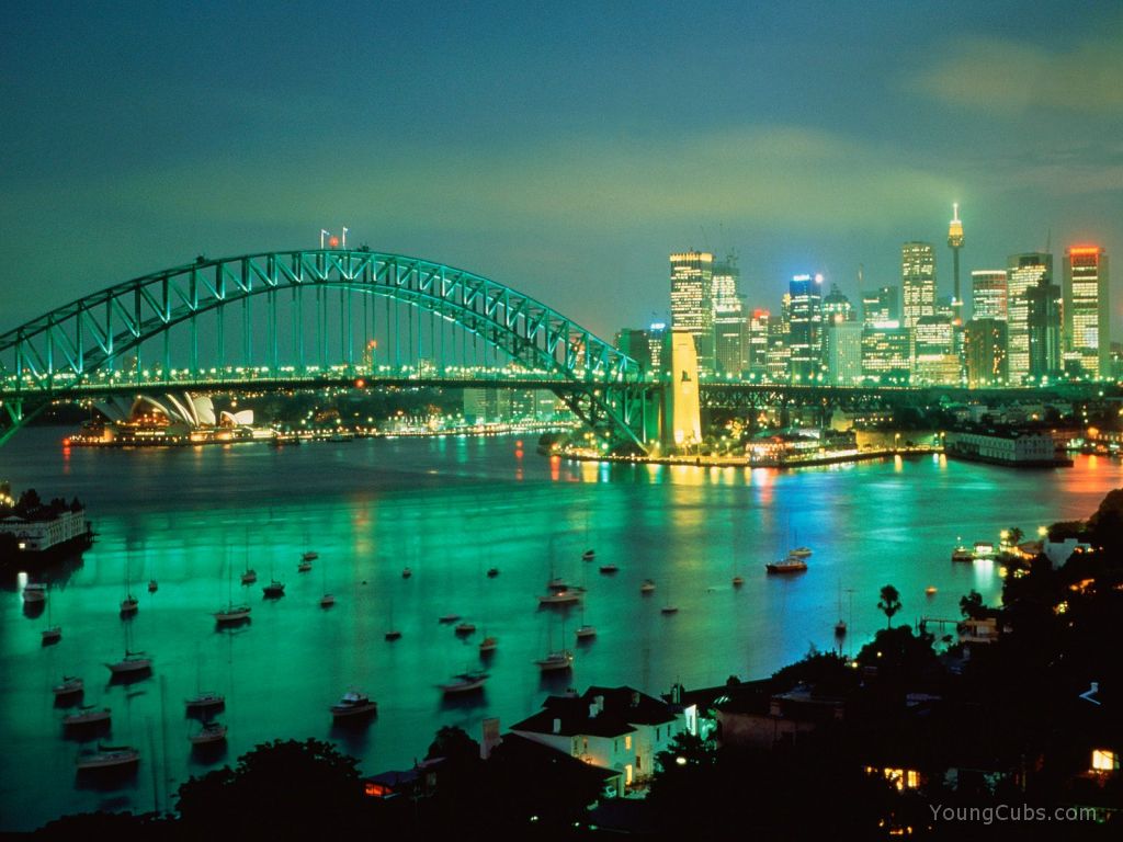 Sydney Harbor at Dusk, Australia